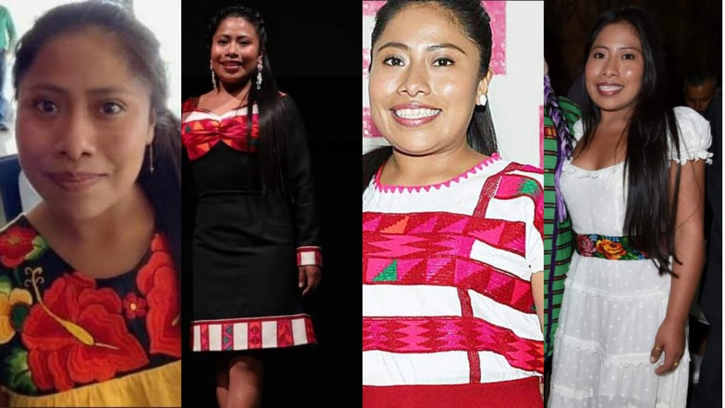 Yalitza y sus vestuarios representativos de pueblos indígenas