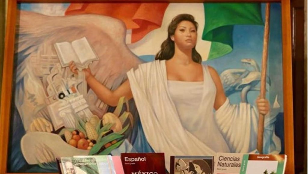 ¿Quién es la mujer en la portada del libro de la SEP?