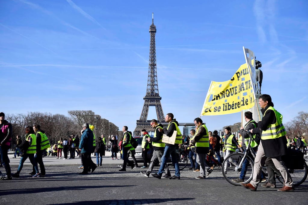 'Chalecos amarillos' cumplen tres meses de movilizaciones