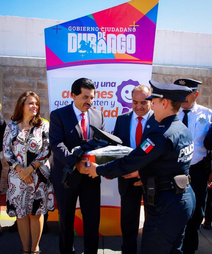 Durango tiene policías más equipados: Enríquez Herrera