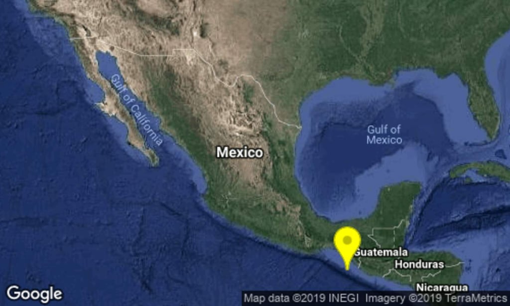 Registran sismo de magnitud 4.7 en Chiapas