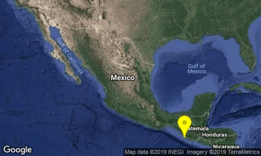 Registran temblor con magnitud de 4.4 en Chiapas