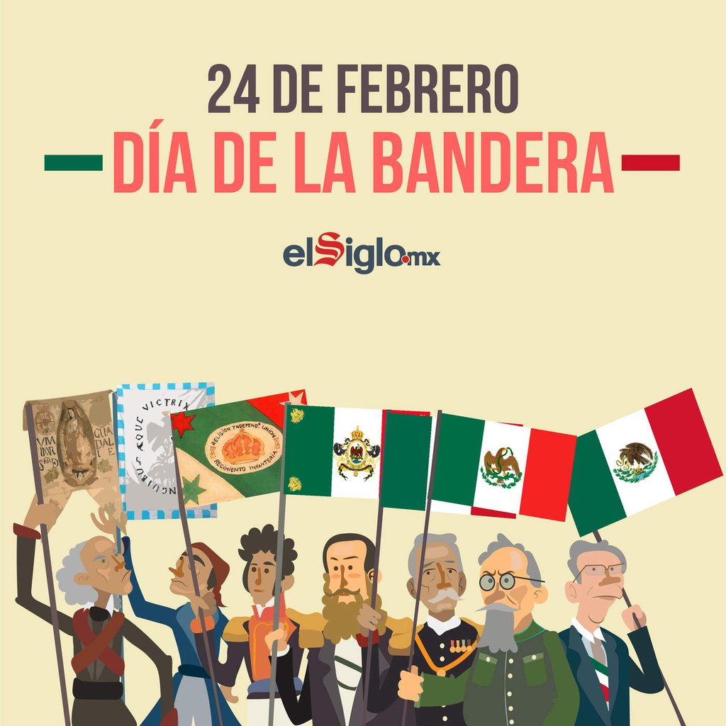 1940: Primera celebración del Día de la Bandera en México