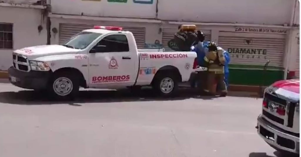 Protección Civil asegura tambo con material tóxico en Durango
