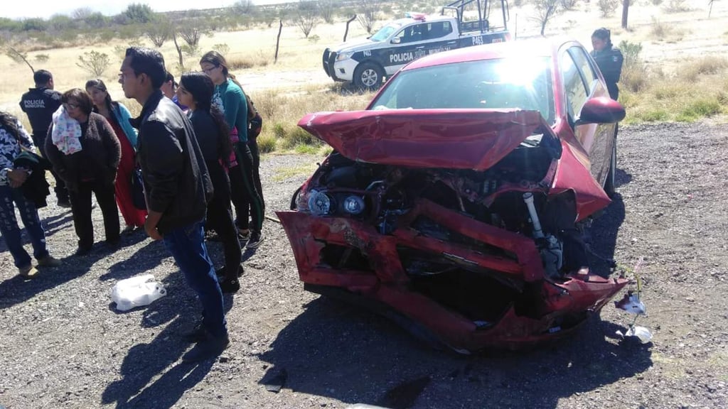 Choque en la carretera Gómez Palacio-Durango deja una persona lesionada