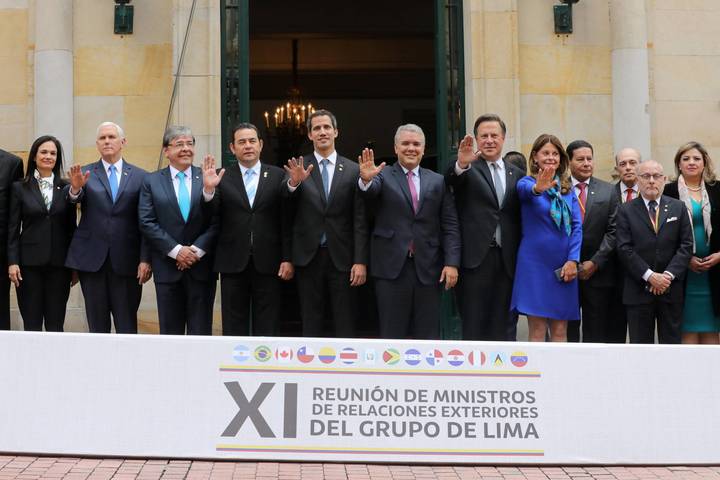 El Grupo de Lima no apoya uso de fuerza