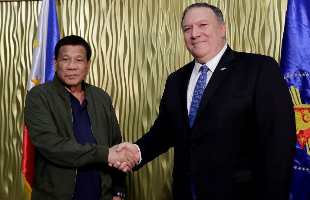 Pompeo se reúne con Duterte tras llegar a Filipinas en visita oficial
