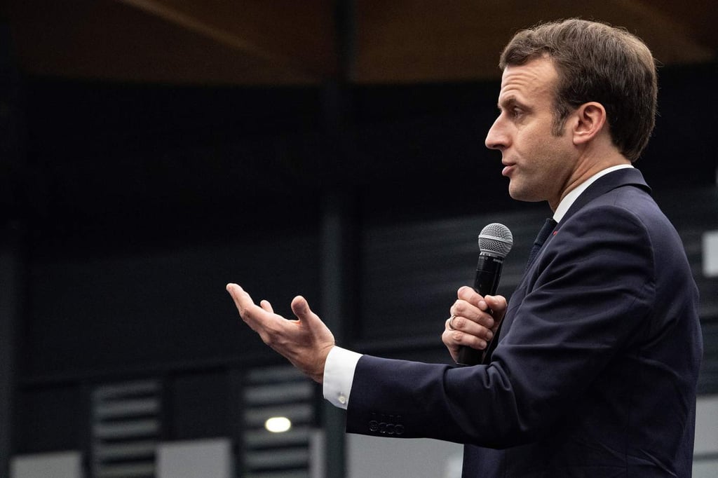 Macron pide votar a favor de la Unión Europea
