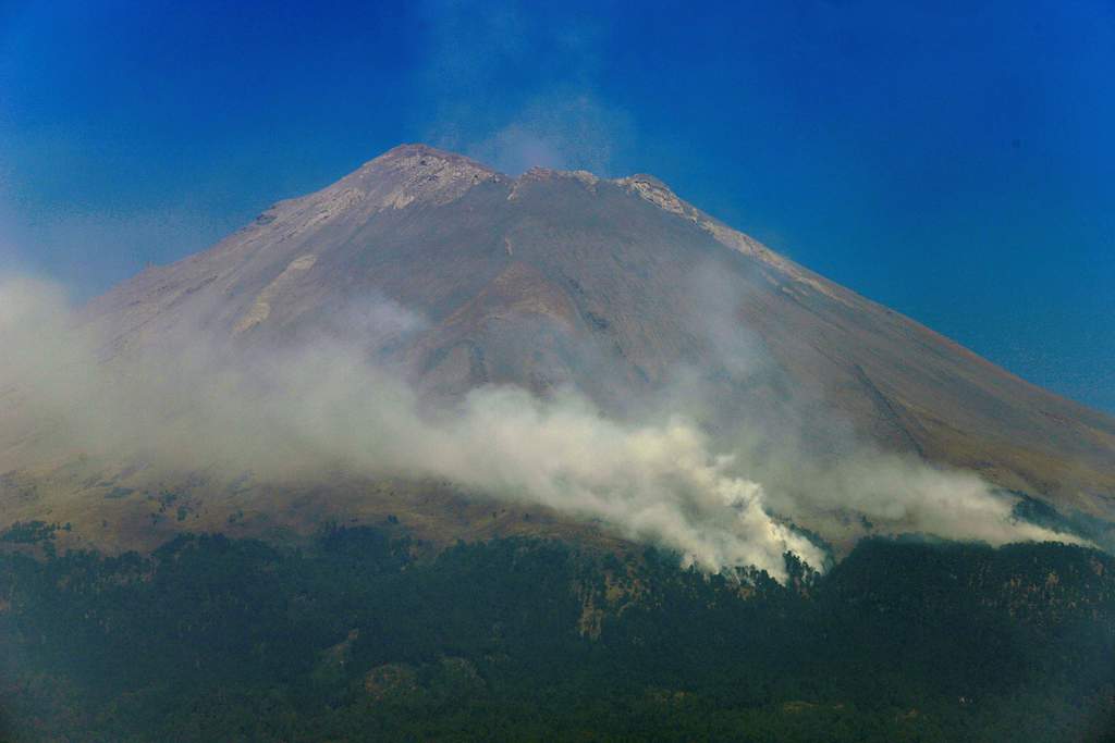 Mantienen Alerta Amarilla Fase 3 por Popocatépetl