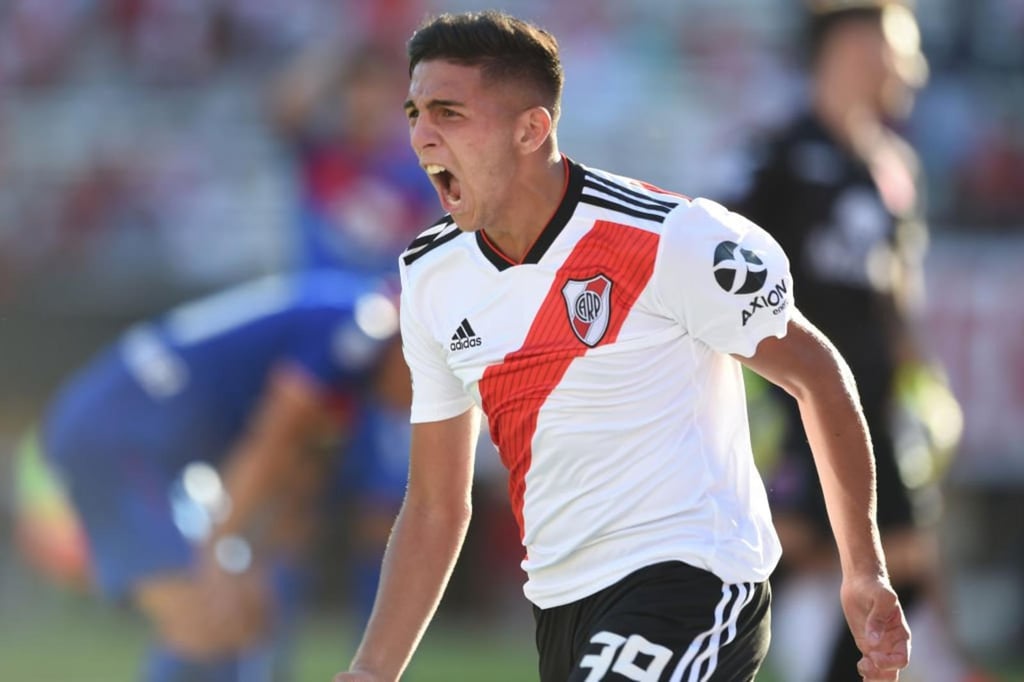 Sobrino nieto de Maradona debuta con gol en River