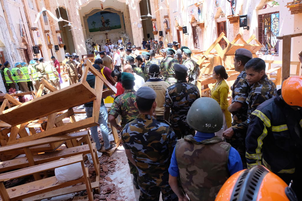 Detienen a ocho por explosiones en Sri Lanka