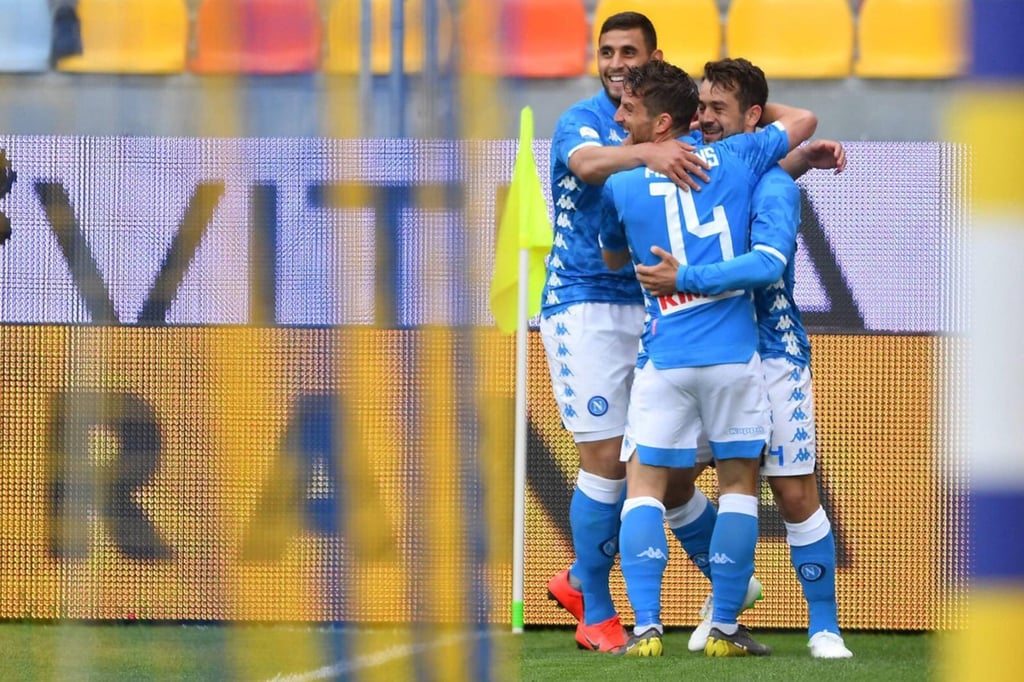 Mertens iguala marca goleadora de Maradona en victoria del Napoli