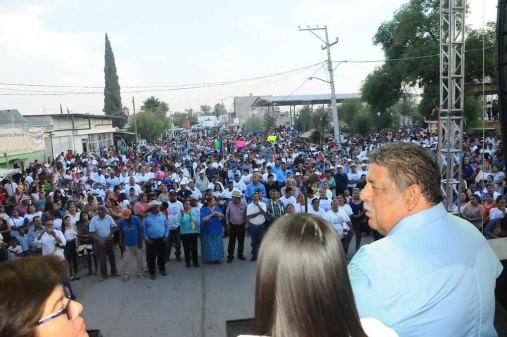 Arranca Sergio Nevárez su campaña con fuerza en Tlahualilo
