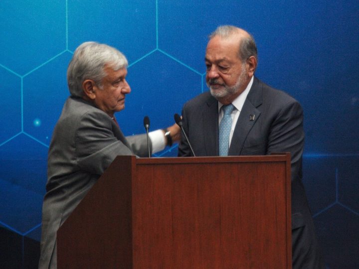 Carlos Slim rogó a AMLO salvar NAIM