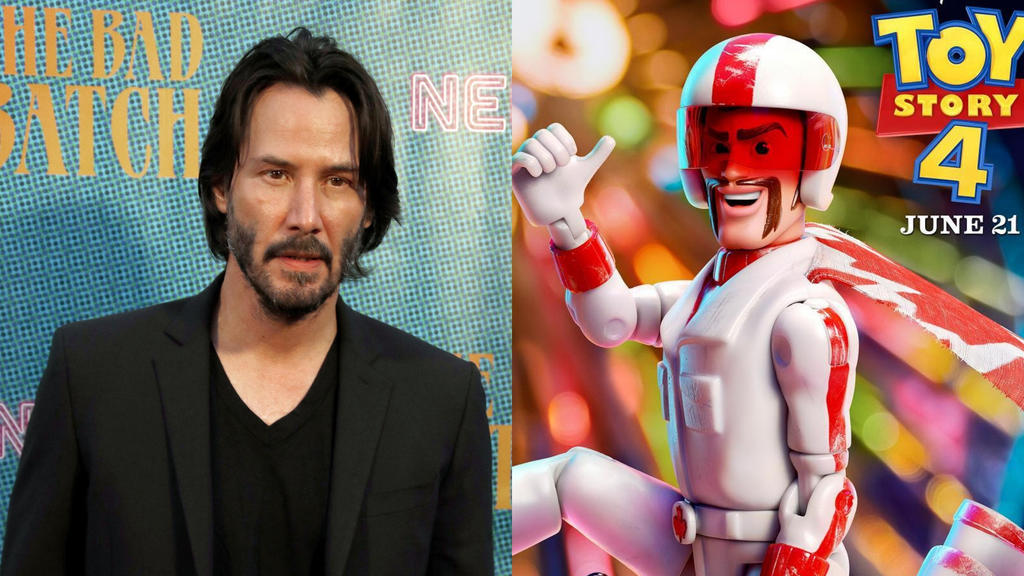 Keanu Reeves dará voz al juguete 'Duke Caboom' de Toy Story 4