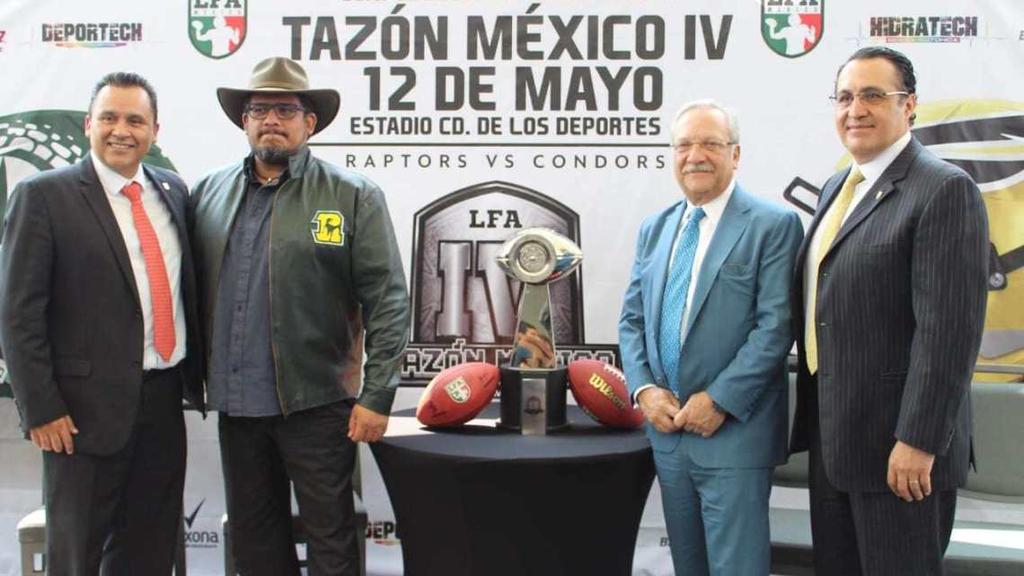 Condors y Raptors van por Tazón México IV de LFA