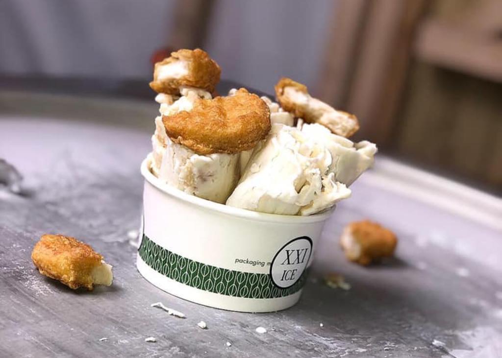Helado de nuggets de pollo es un nuevo sabor que divide opiniones