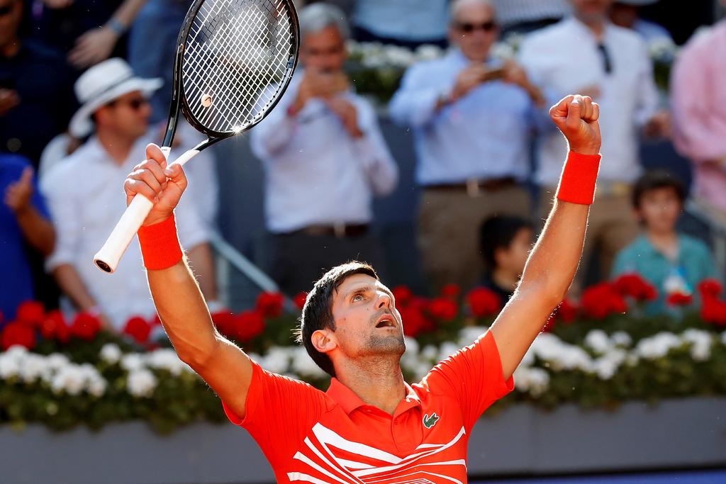 Novak Djokovic está en la final del Abierto de Madrid