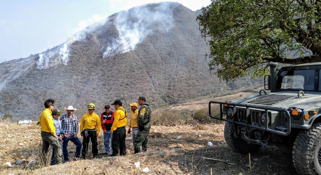 Se encuentran activos 11 incendios forestales en Veracruz