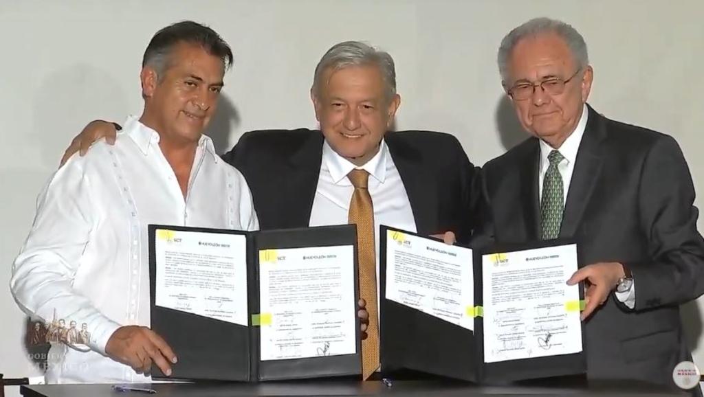Firman en Nuevo León convenio de movilidad para tren de pasajeros