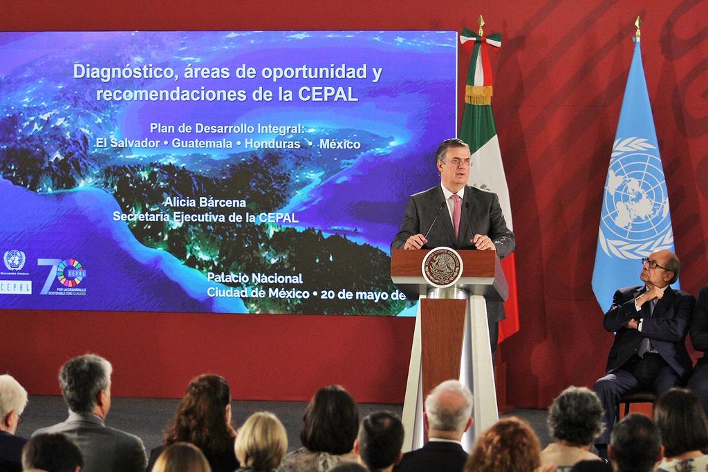 Plan para México y Centroamérica busca generar desarrollo social: Ebrard