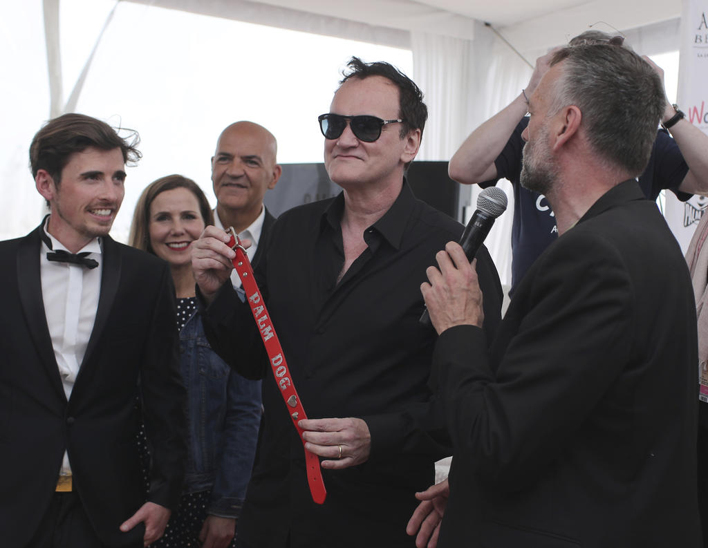 Quentin Tarantino recibe máximo premio del Festival Cannes