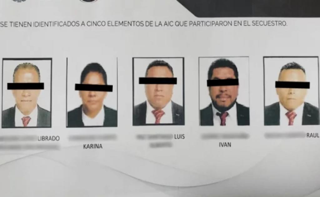 Detienen a 5 de la Agencia de Investigación Criminal por secuestro