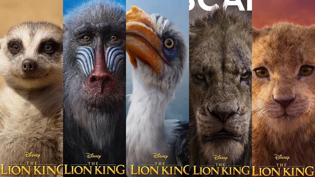 El Rey León live-action lanza pósters oficiales de sus personajes