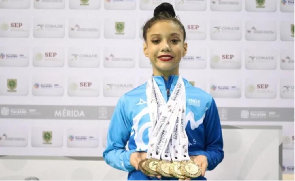 Niña tamaulipeca logra 7 medallas de oro en Olimpiada Nacional