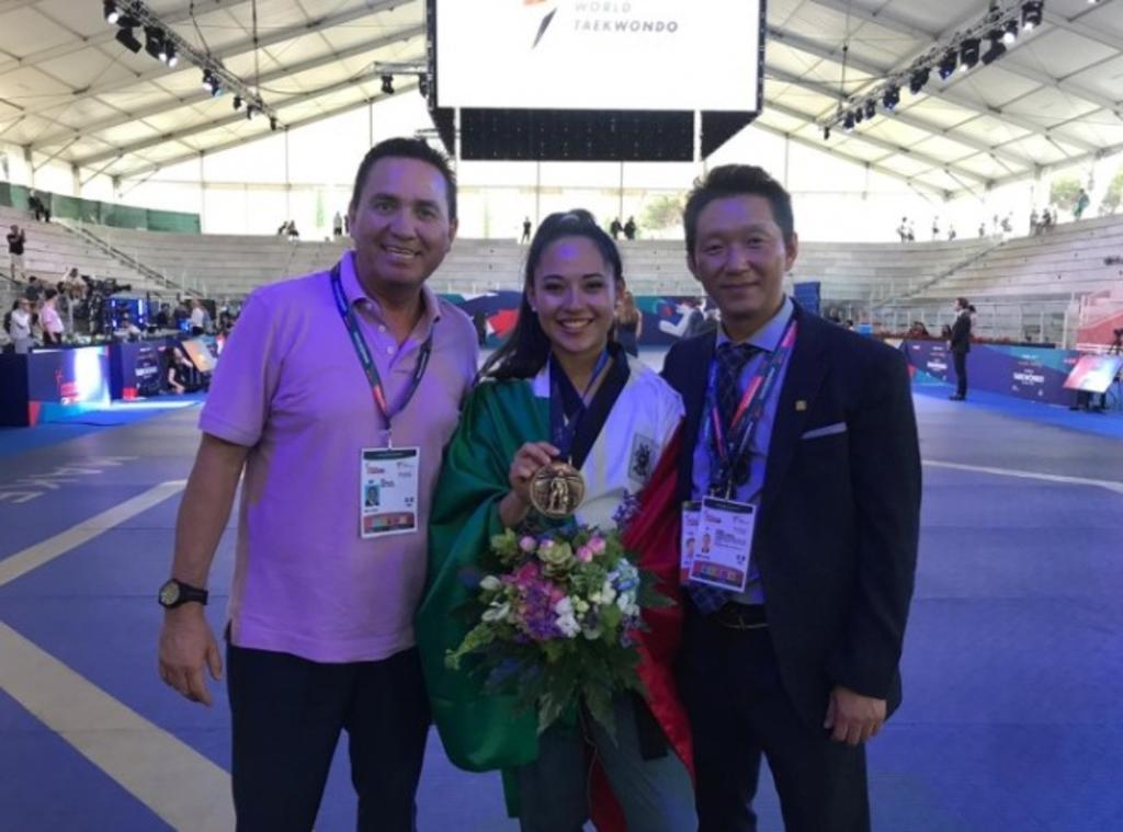 Taekwondoína mexicana se lleva el bronce en el Gran Prix de Roma