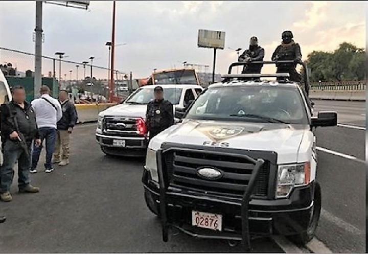 En Toluca, caen 7 'puchers' con camioneta robada en Durango