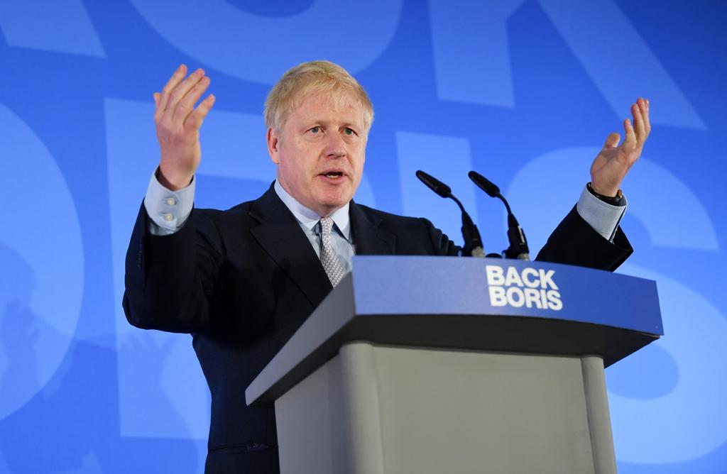 Boris Johnson lanza campaña: promete consumar el 'brexit'