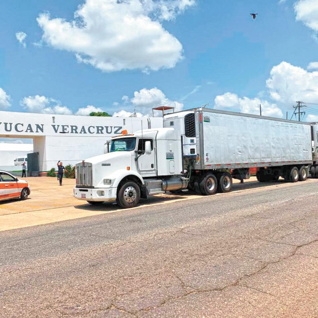 Aseguran en Veracruz a 791 migrantes ocultos en cuatro tráileres