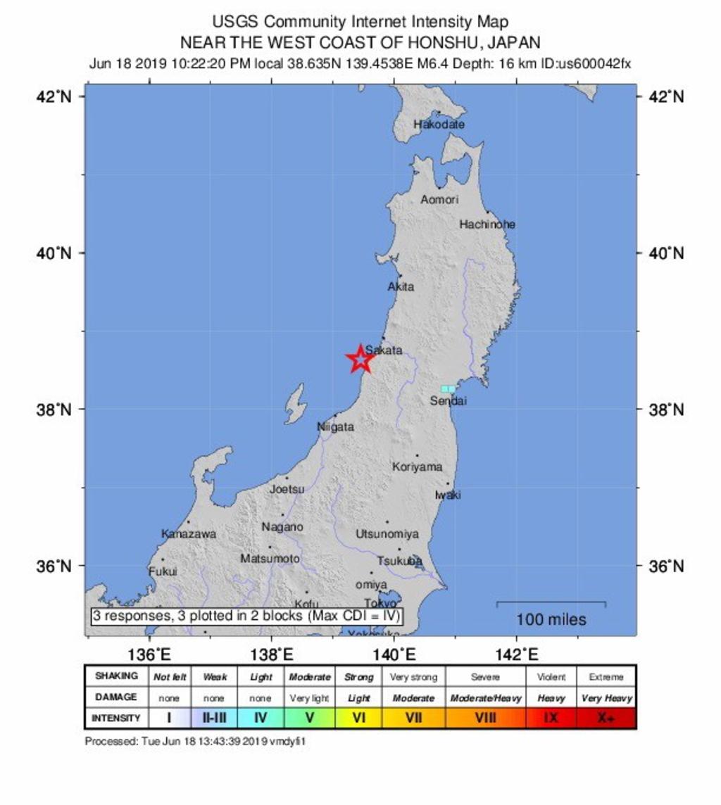 Terremoto de magnitud 6.8 al norte de Japón enciende alerta de tsunami