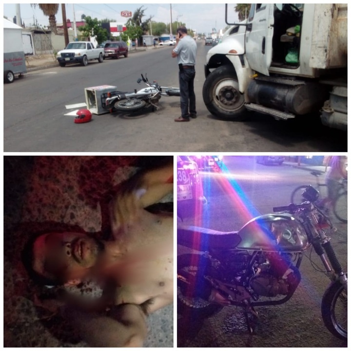 Dos motociclistas resultaron lesionados en accidentes