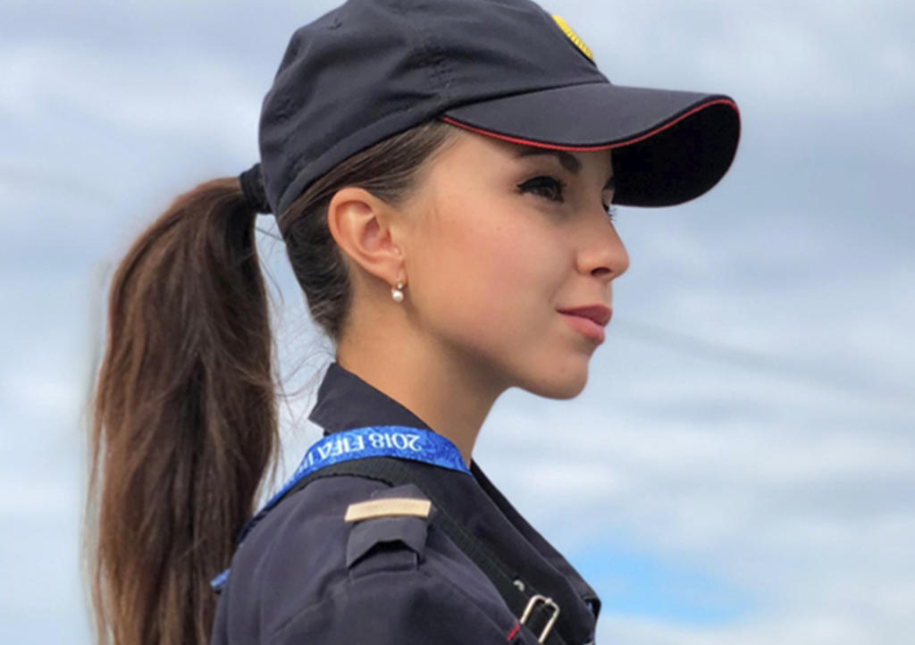 Daria Yusúpova, la policía más atractiva de la red