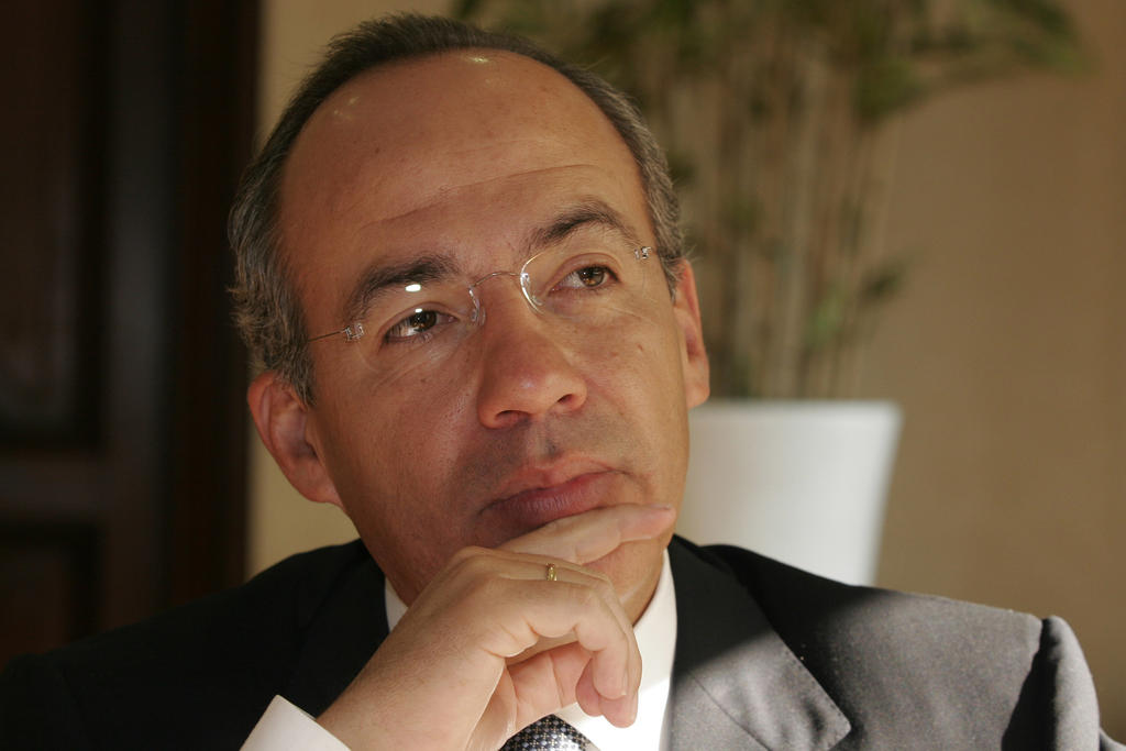 Cuestiona Calderón declaración de AMLO sobre federales