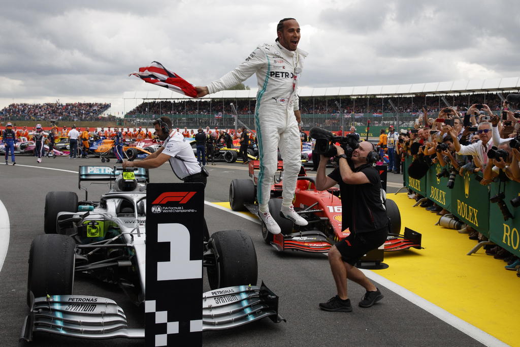 Lewis Hamilton, 'rey' de Silverstone