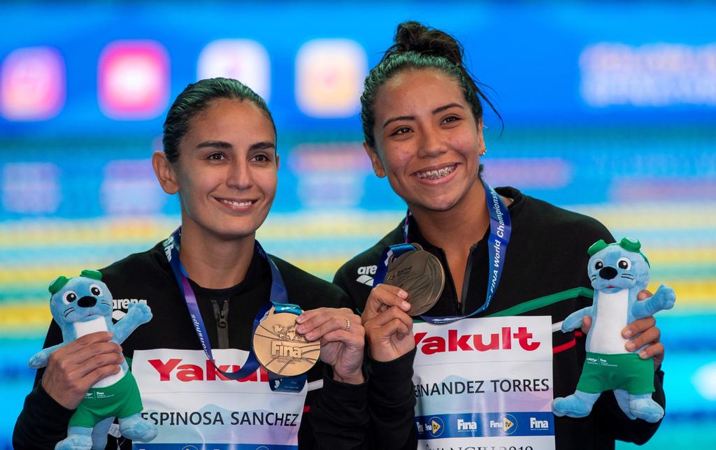 Espinosa y Hernández ganan medalla de bronce