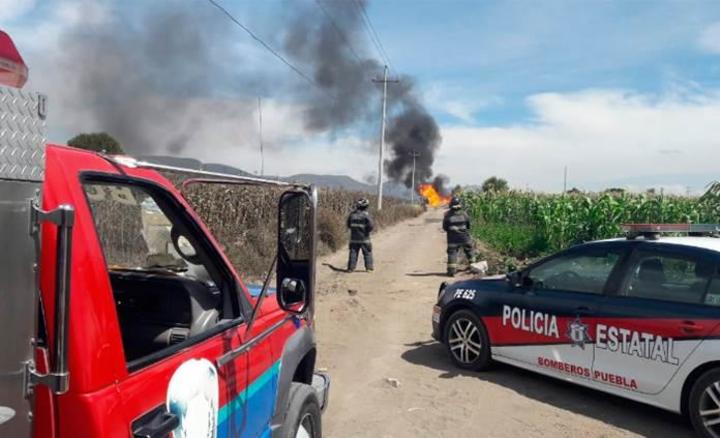 Explosión deja 6 heridos en Puebla