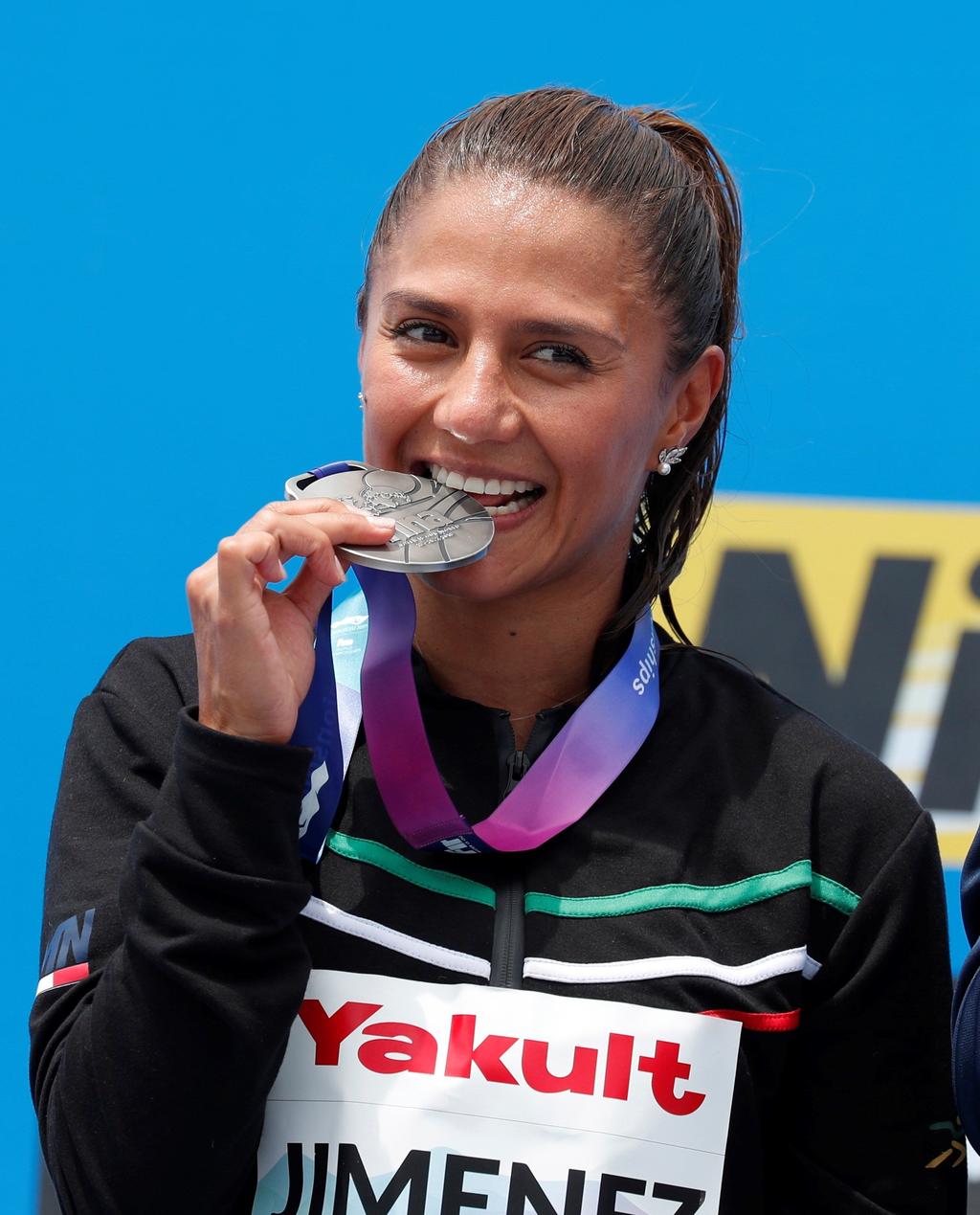 Adriana Jiménez gana plata en Mundial de Natación