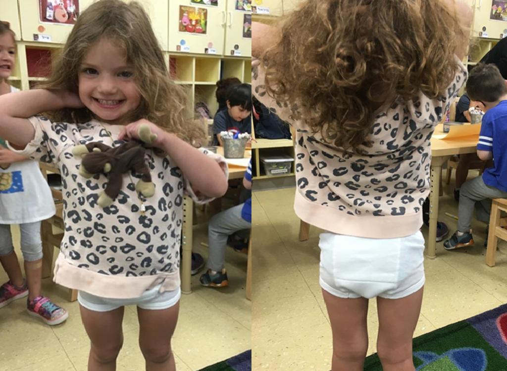 Padre envía accidentalmente a su hija sin pantalones a la escuela