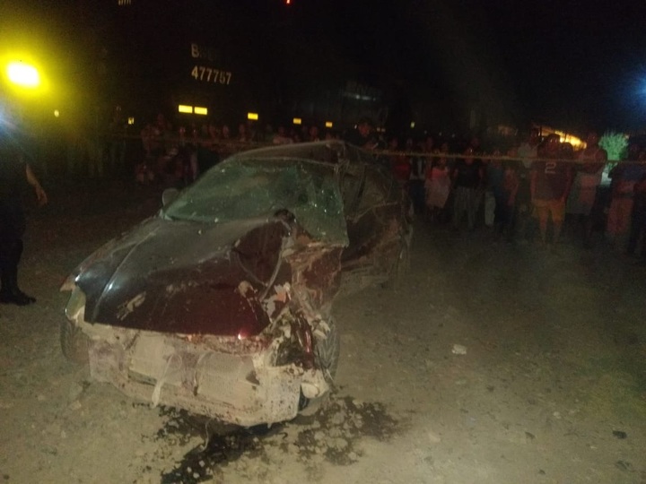 Tren vs Honda; un varón occiso