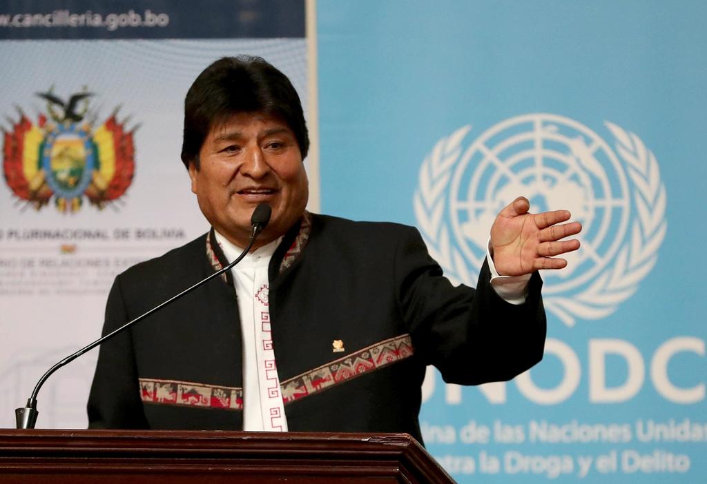Acusa Evo Morales a EUA de fomentar el narcotráfico