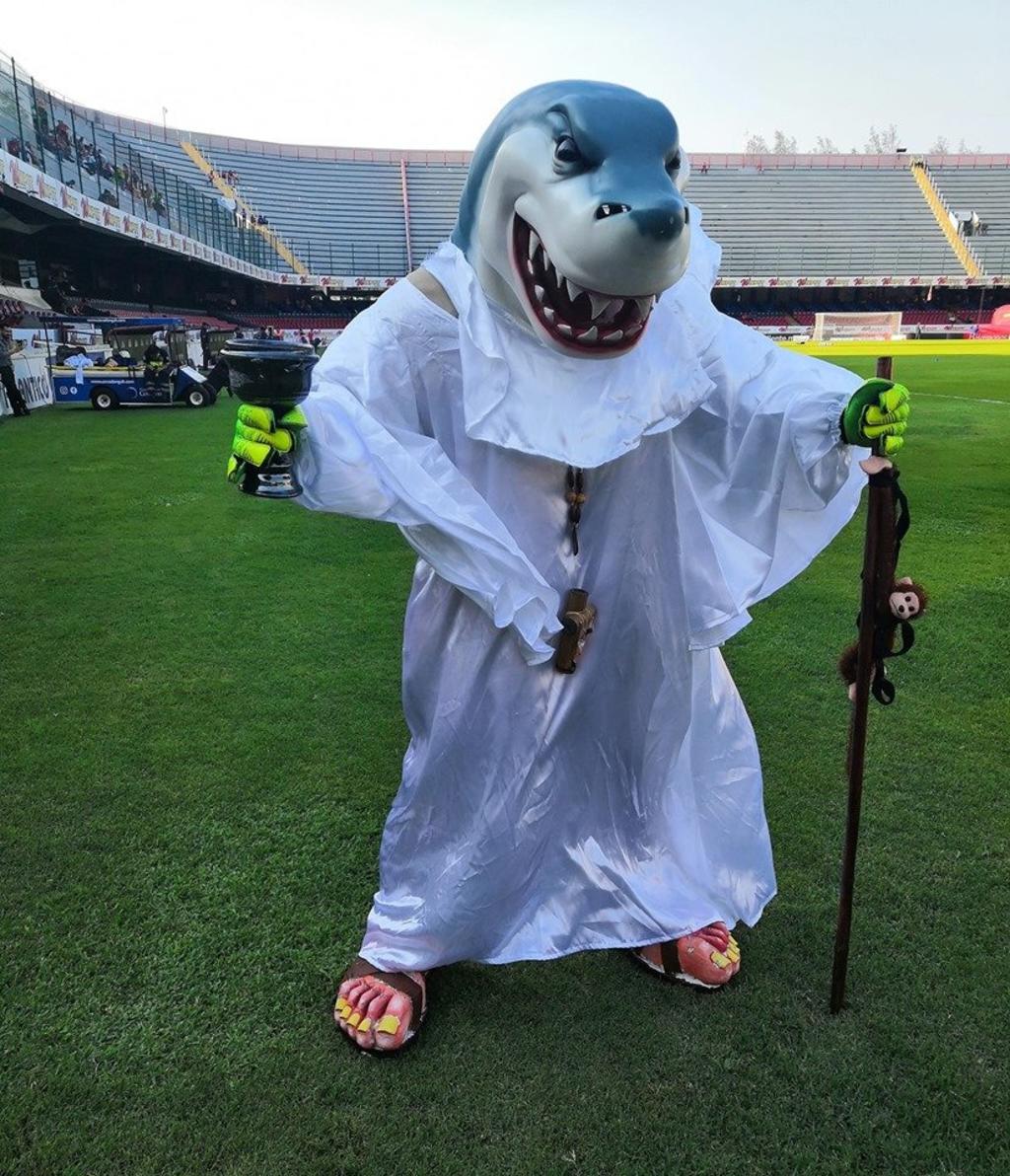 Mascota de Veracruz hace ritual para conseguir el triunfo