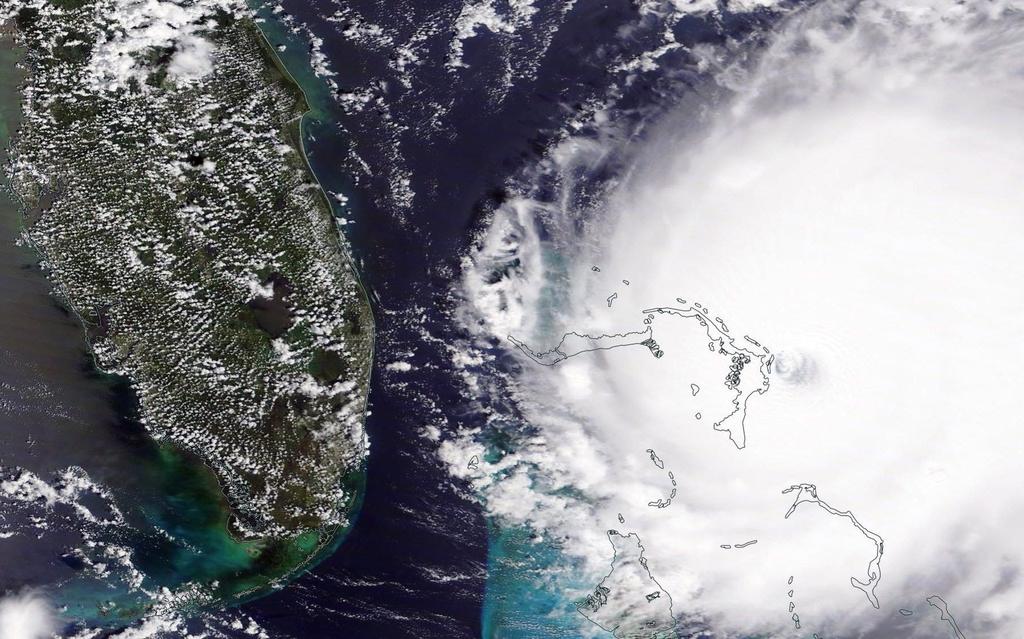 Dorian pierde fuerza y se degrada a categoría 4 sobre las Bahamas