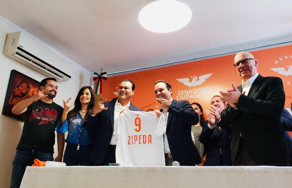 Juan Zepeda se integra a Movimiento Ciudadano