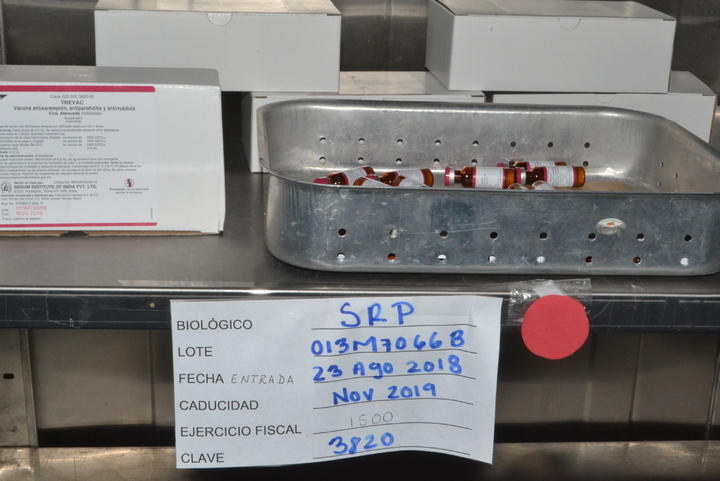 Hasta diciembre llegarán vacunas contra Sarampión