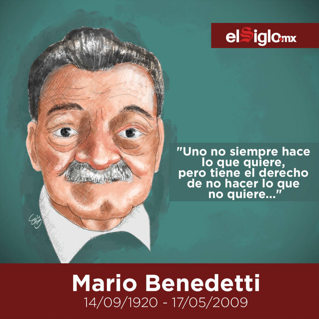 1920: Nace Mario Benedetti, prolífico escritor y poeta uruguayo