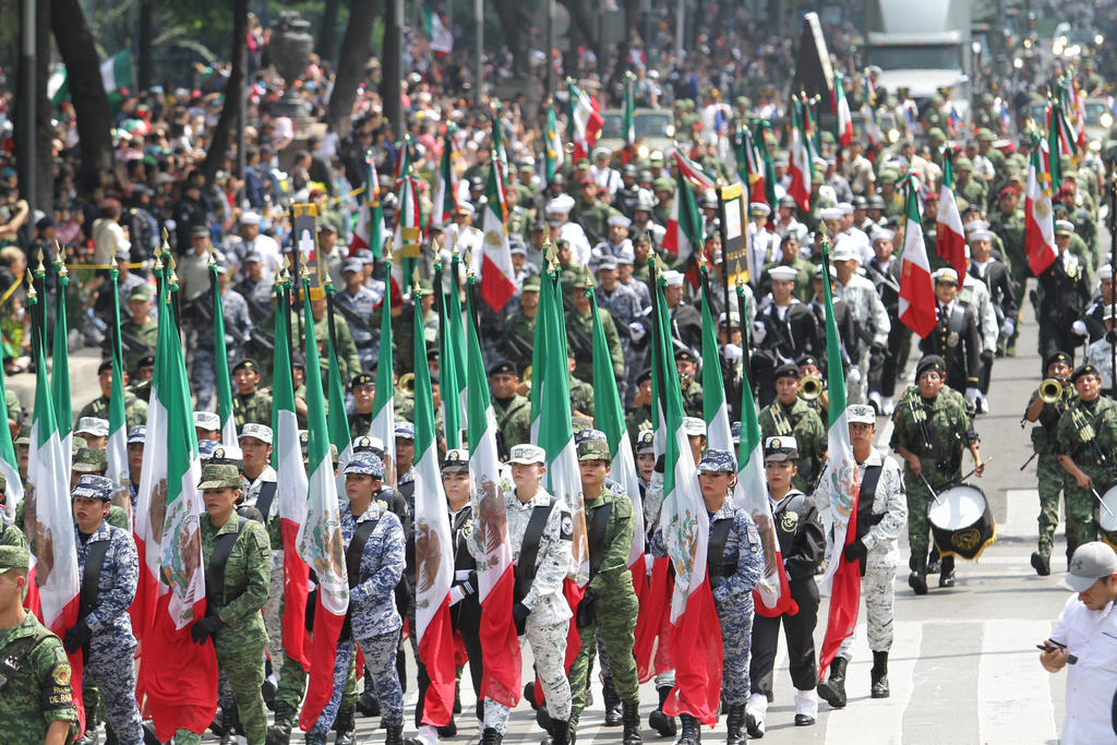 Concluye desfile cívico militar en CDMX